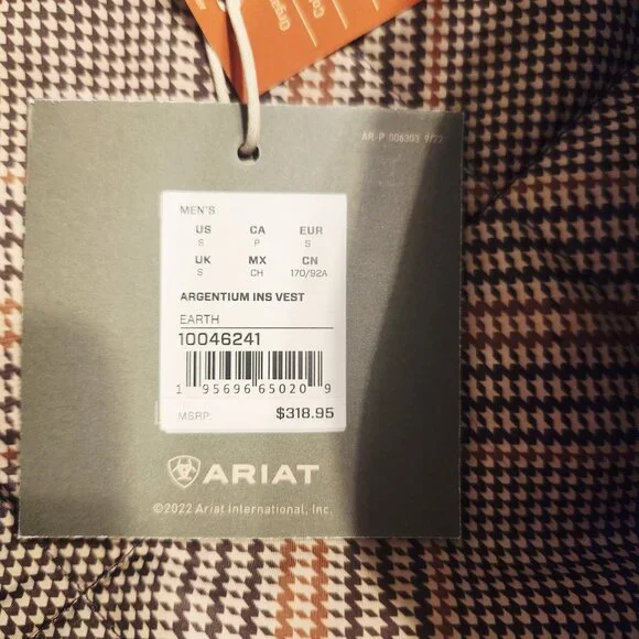 Men's Ariat Vest - Small - Picture 3 of 3